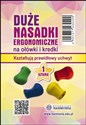 Duże nasadki ergonomiczne na ołówki i kredki 1 sztuka online polish bookstore