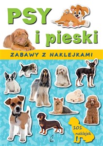 Psy i pieski Zabawy z naklejkami polish books in canada