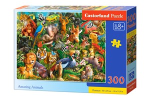 Puzzle 300 Amazing Animals  