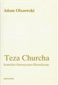 Teza Churcha Kontekst historyczno-filozoficzny books in polish