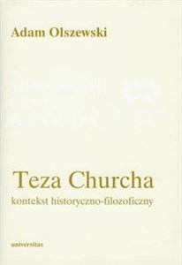 Teza Churcha Kontekst historyczno-filozoficzny books in polish