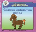 Ćwiczenia artykulacyjne Zeszyt 6 Głoski K G z naklejkami books in polish