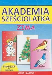 Akademia sześciolatka Zima Nauka i zabawa online polish bookstore