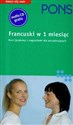 Pons francuski w 1 miesiąc z płytą CD Kurs językowy z nagraniami dla początkujących - Polish Bookstore USA