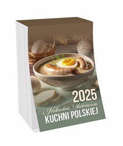 Kalendarz 2025 Vademecum kuchni polskiej  polish usa