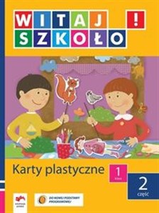 Witaj szkoło! 1 Karty plastyczne Część 2 edukacja wczesnoszkolna bookstore