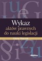 Wykaz aktów prawnych do nauki legislacji polish books in canada