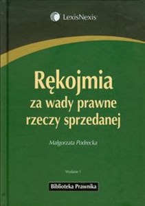 Rękojmia za wady prawne rzeczy sprzedanej  