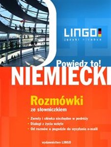Niemiecki Rozmówki Powiedz to! Rozmówki polsko-niemieckie ze słowniczkiem chicago polish bookstore