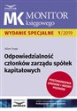 Odpowiedzialność członków zarządu spółek kapitałowych Postanowienia umowne i wzory pozwów  