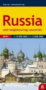 Rosja mapa samochodowa 1:8 000 000 / 1:2 000 000 online polish bookstore