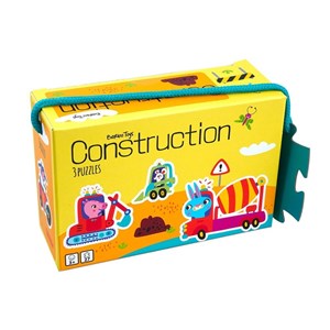 Moje pierwsze puzzle, 3 układanki, 6, 9, 12 el. online polish bookstore