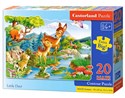 Puzzle Maxi Konturowe: Little Deers 20 - 