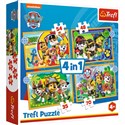 Puzzle 4w1 Wakacyjny Psi Patrol - 