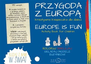 Przygoda z Europą kreatywna książeczka dla dzieci  