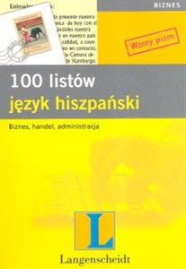 100 listów Język hiszpański  