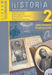 Historia 2 Podręcznik Czasy nowożytne Liceum technikum Zakres podstawowy Polish Books Canada
