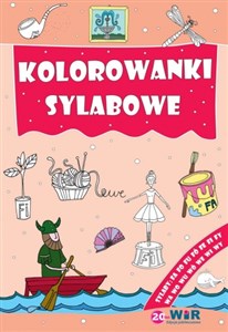 Kolorowanki sylabowe Sylaby ze spółgłoskami F,W  