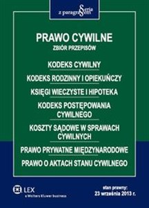 Prawo cywilne Zbiór przepisów  