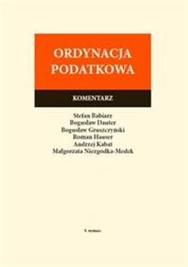 Ordynacja podatkowa Komentarz books in polish