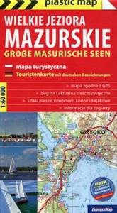 Wielkie Jeziora Mazurskie mapa turystyczna 1:60 000  