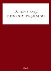 Dziennik zajęć pedagoga specjalnego Canada Bookstore