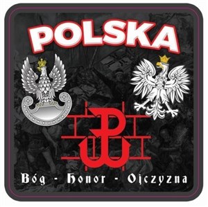 Podkładki pod kubek Patriotyczne, zestaw 2szt Polish bookstore