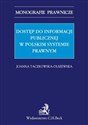 Dostęp do informacji publicznej w polskim systemie prawnym online polish bookstore