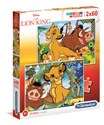 Puzzle SuperColor 2x60 Lion King books in polish