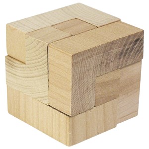 Drewniana kostka układanka logiczna polish usa