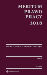 Meritum Prawo Pracy 2018 books in polish