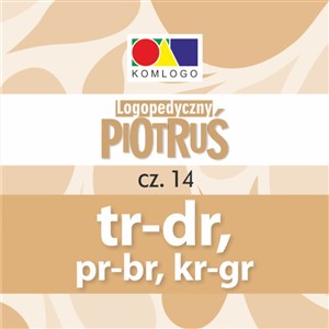 Karty Logopedyczny Piotruś Część XIV - głoski TR-DR, PR-BR, KR-GR 
