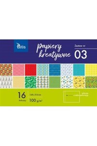 Papiery kreatywne zestaw 3 A5 16 ark. polish usa