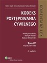 Kodeks postępowania cywilnego Komentarz Tom 4 - Polish Bookstore USA