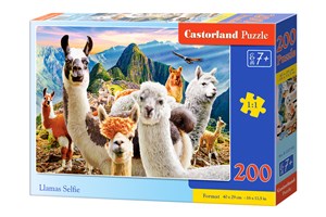 Puzzle 200 el. B-222193 Llamas Selfie B-222193 