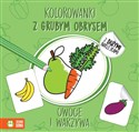 Kolorowanki z grubym obrysem Owoce i warzywa 