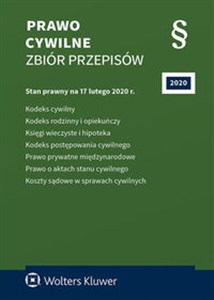 Prawo cywilne Zbiór przepisów bookstore