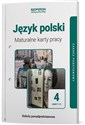 Język polski 4 Maturalne karty pracy Część 1 i 2 Zakres podstawowy Szkoła ponadpodstawowa buy polish books in Usa