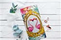 Karnet DL Ślub Flamingi  
