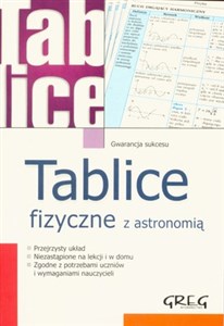 Tablice fizyczne z astronomią  