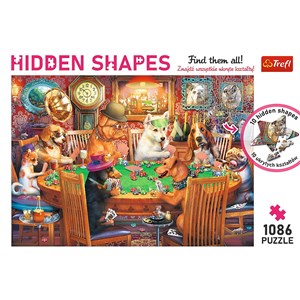 Puzzle 1086 Hidden Shapes Wieczór gier 10749 books in polish