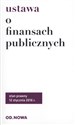 Ustawa o finansach publicznych Polish bookstore