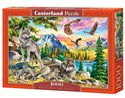 Puzzle 1000 Wolf Family and Eagles - 