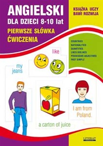 Angielski dla dzieci 14 8-10 lat Pierwsze słówka. Ćwiczenia Polish Books Canada