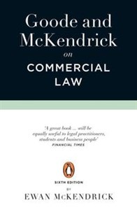 Goode and McKendrick on Commercial Law 6th Edition bookstore