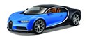 Bugatti Chiron 1:18 niebieski BBURAGO - 