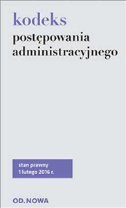 Kodeks postępowania administracyjnego books in polish