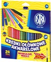 Kredki ołówkowe akwarelowe 24 kolory - 