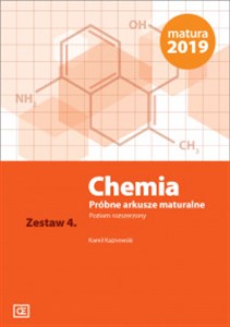 Chemia Próbne arkusze maturalne Zestaw 4 Poziom rozszerzony polish books in canada