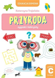 Edukacja domowa. Przyroda zygzaki i labirynty. Poziom C (5-6 lat)  books in polish